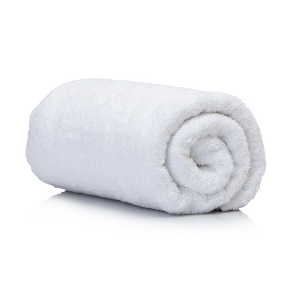 White Bath Towel