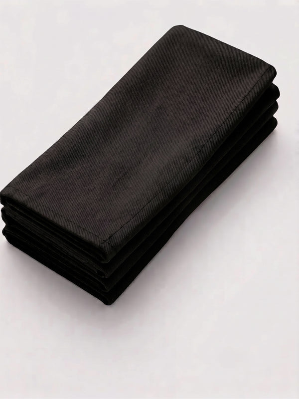 Twill Napkin in Black