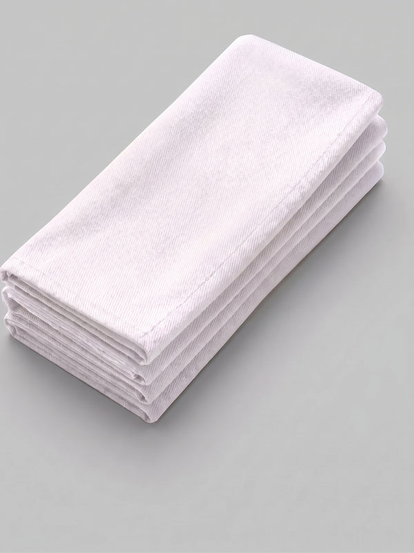 Twill Napkin in White